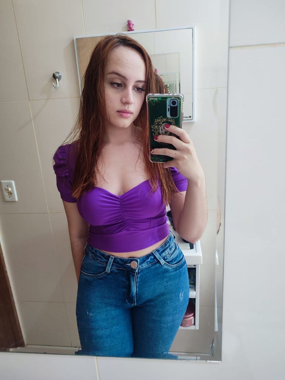 Ruivinha amadora delicia